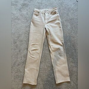 A&F 90s Straight Ultra High-Rise Straight Jeans (6L)